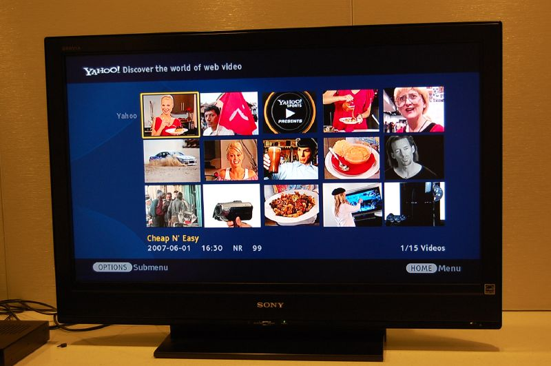 Illustration for article titled Hands On With Sony's Bravia Internet Video Link (Plus Gallery)
